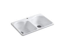 Load image into Gallery viewer, Hartland 33&quot; top-mount double-bowl kitchen sink
