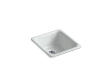 Load image into Gallery viewer, Iron/Tones 17&quot; top-/undermount single-bowl bar sink
