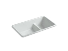 Load image into Gallery viewer, Iron/Tones Smart Divide 33&quot; top-/undermount double-bowl kitchen sink
