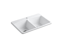 Load image into Gallery viewer, Brookfield 33&quot; top-mount double-bowl kitchen sink
