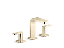 Load image into Gallery viewer, Parallel Widespread bathroom sink faucet, 0.5 gpm
