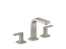 Load image into Gallery viewer, Parallel Widespread bathroom sink faucet, 1.0 gpm
